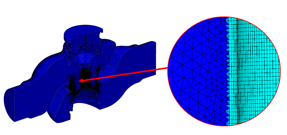 Utworzenie objętościowej siatki 3D na domenie przepływu